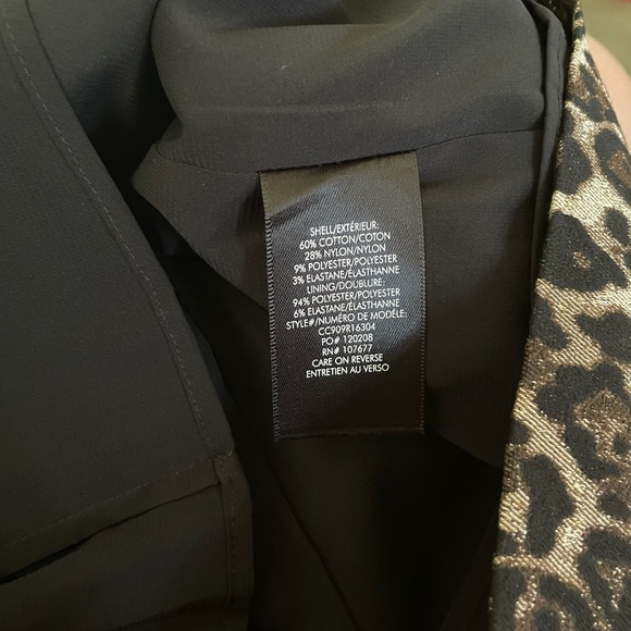 Alice + Olivia Leopard Print Mini Skirt in Brown and Cream - Picture 8 of 12